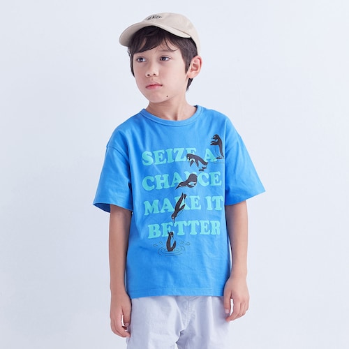 【プチプラGITA】綿素材グラフィック半袖Tシャツ 【子供服】