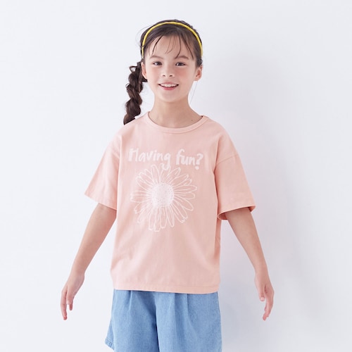 【プチプラGITA】綿素材グラフィック半袖Tシャツ 【子供服】
