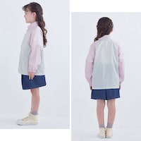 ラベンダー×サックス／モデル身長127cm・130サイズ着用