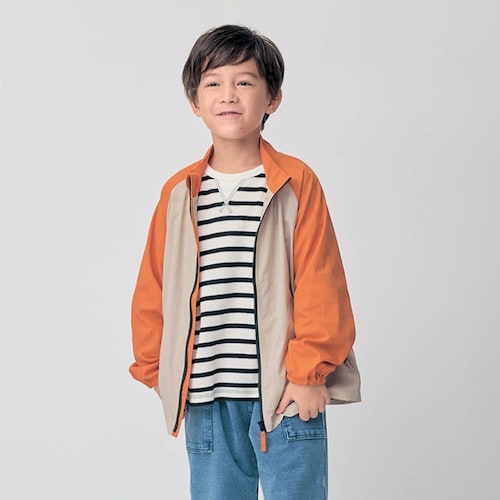 【プチプラGITA】撥水ナイロンウィンドブレーカー 【子供服】