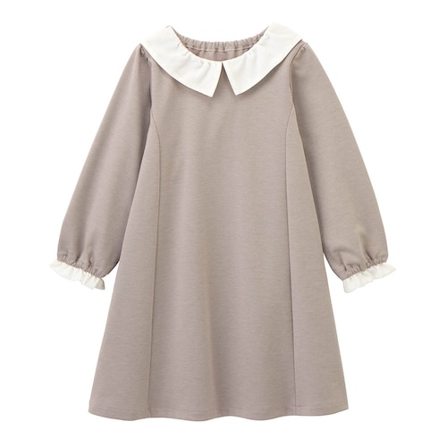 【リラックスフォーマル】襟付きカットソーワンピース 【VERY web2月掲載】【子供服 フォーマル 長袖】
