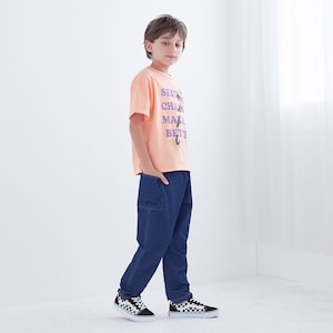 ネイビー／モデル身長130cm・サイズ130