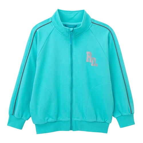 おまもりネオンカラーライトスウェットスタンドネックジップパーカ 【子供服】