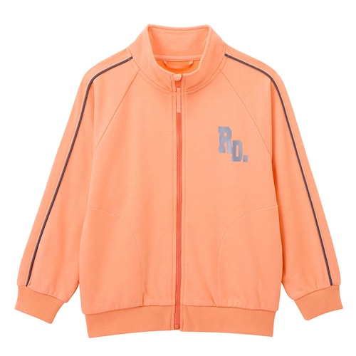 おまもりネオンカラーライトスウェットスタンドネックジップパーカ 【子供服】