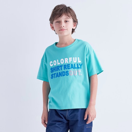 おまもりネオンカラー半袖Tシャツ 【子供服】