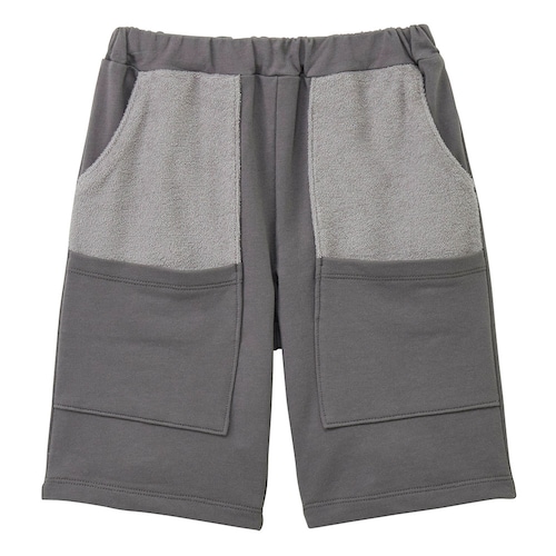 タオルのようなポケット付きハーフパンツ 【子供ズボン】