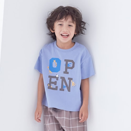 【ワクワクモチーフ】半袖Tシャツ 【子供服】