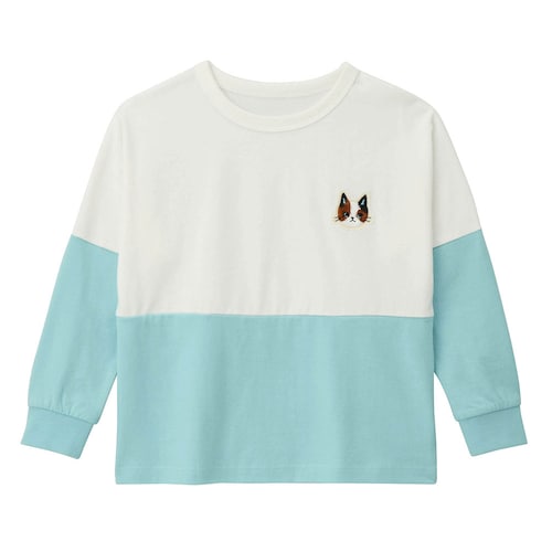 【保育園服】ごきげんワッペン長袖 T シャツ 【子供服】