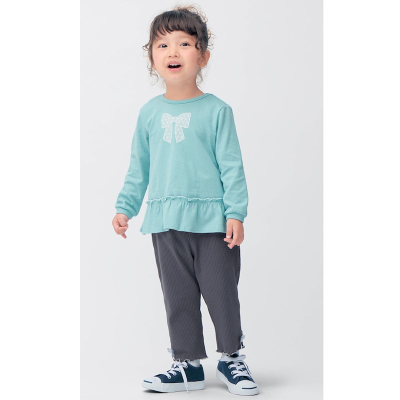 アクアグリーン／モデル身長92cm・サイズ90