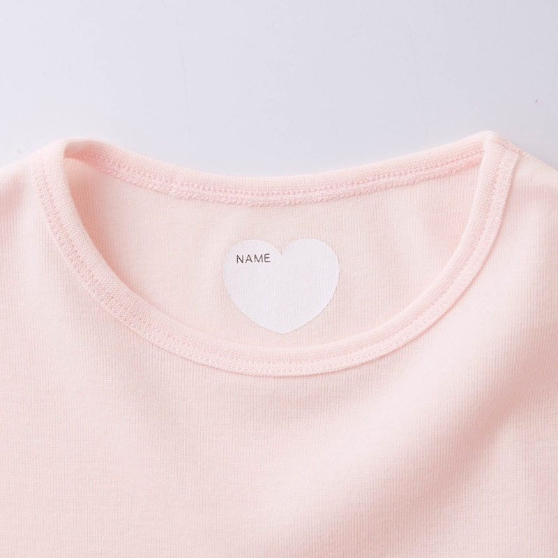 襟裏にハート型のお名前スペース付き