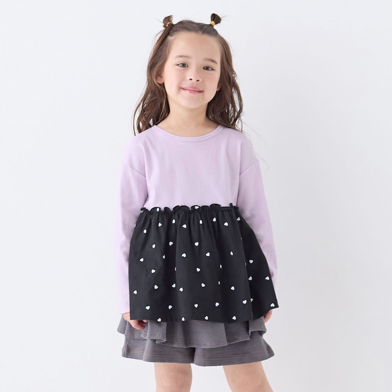 ホワイトラベンダー（ハート柄）