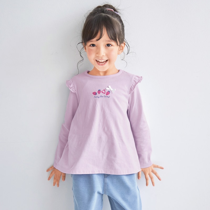 ラベンダー／モデル身長108.5cm・サイズ110