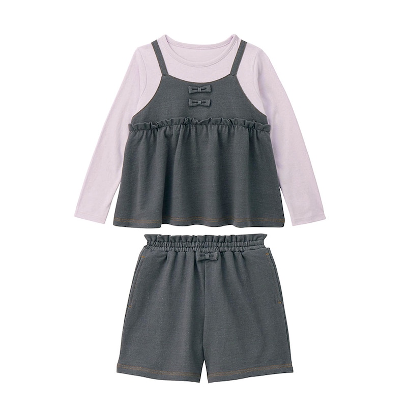 グレー×ラベンダー