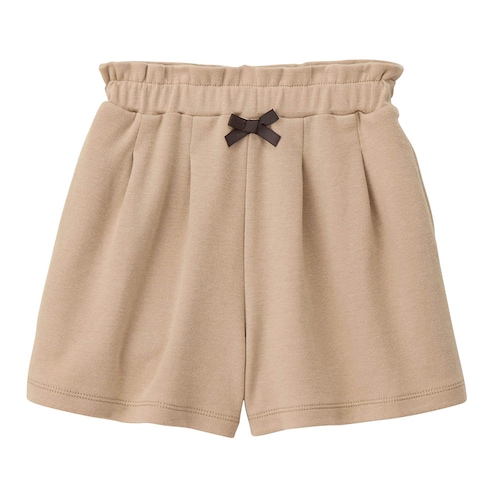 ウエストリボンカットソータックショートパンツ 【子供ズボン】