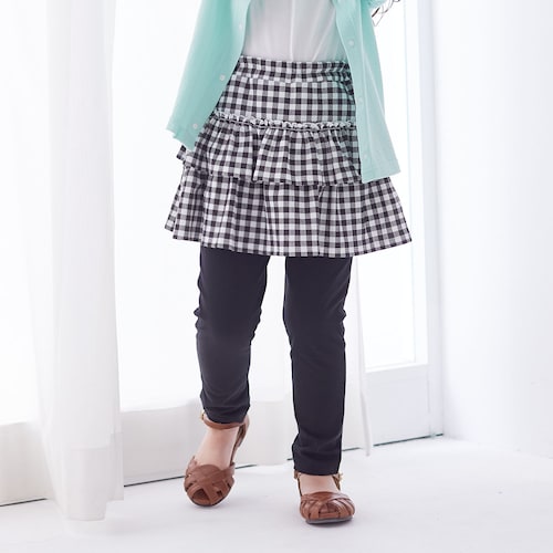 カットソー2段フリルスカッツ 【子供服】