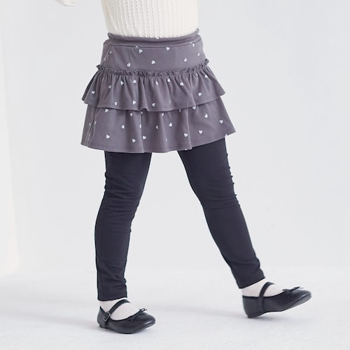 カットソー2段フリルスカッツ 【子供服】