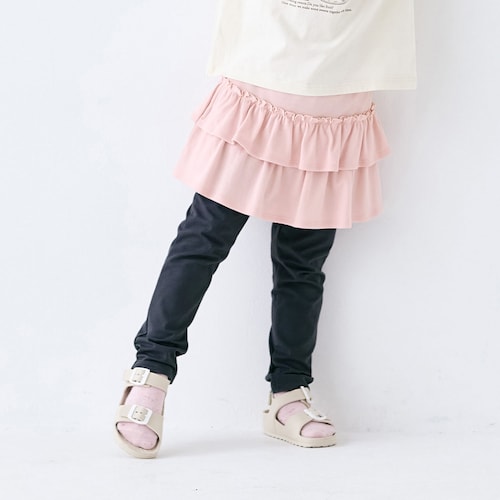 カットソー2段フリルスカッツ 【子供服】