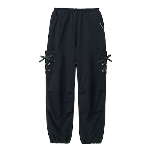 ポケットレースアップデザインパラシュートカーゴパンツ 【子供ズボン】