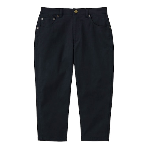 成長期の男子にフィット！ストレッチストレート7分丈パンツ(ウエスト調節可) 【子供ズボン】