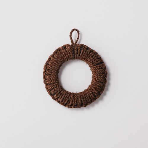 「キッチンで、おしゃれ映え」棕櫚（しゅろ）の手編み鍋敷き［日本製］