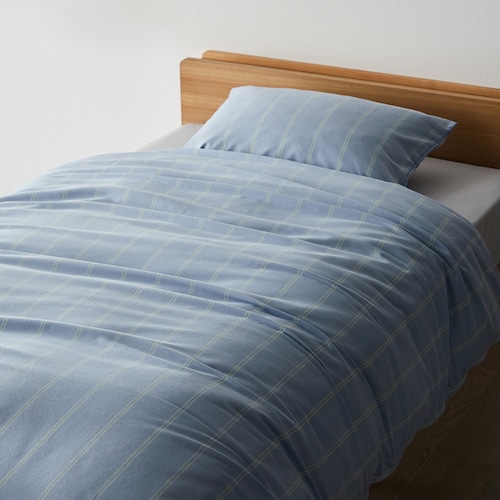 綿混素材のさらさら速乾布団カバーセット(3点) ＜洋式シングル／和式シングル＞