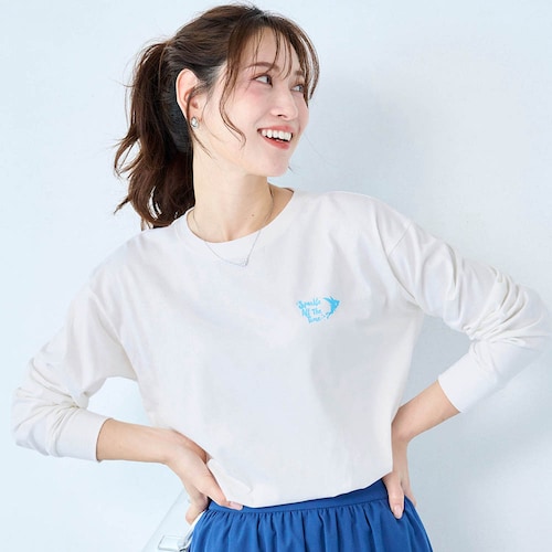 ユニセックス蓄光プリント長袖Tシャツ（選べるキャラクター）