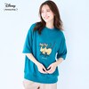 【ディズニー/Disney】ユニセックスサガラ刺繍半袖ミニ裏毛プルオーバー(選べるキャラクター)