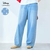 【ディズニー/Disney】サイド切替デニムパンツ「ミッキーモチーフ」