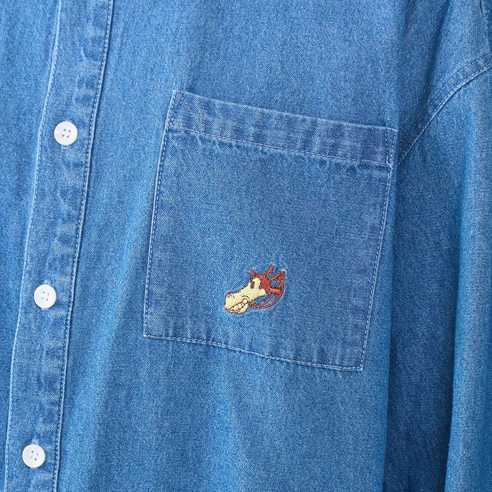 ユニセックスデニムシャツ「ミッキーマウス」(ディズニー/Disney