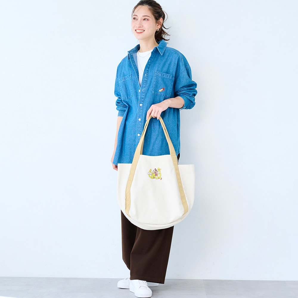 ユニセックスデニムシャツ「ミッキーマウス」(ディズニー/Disney