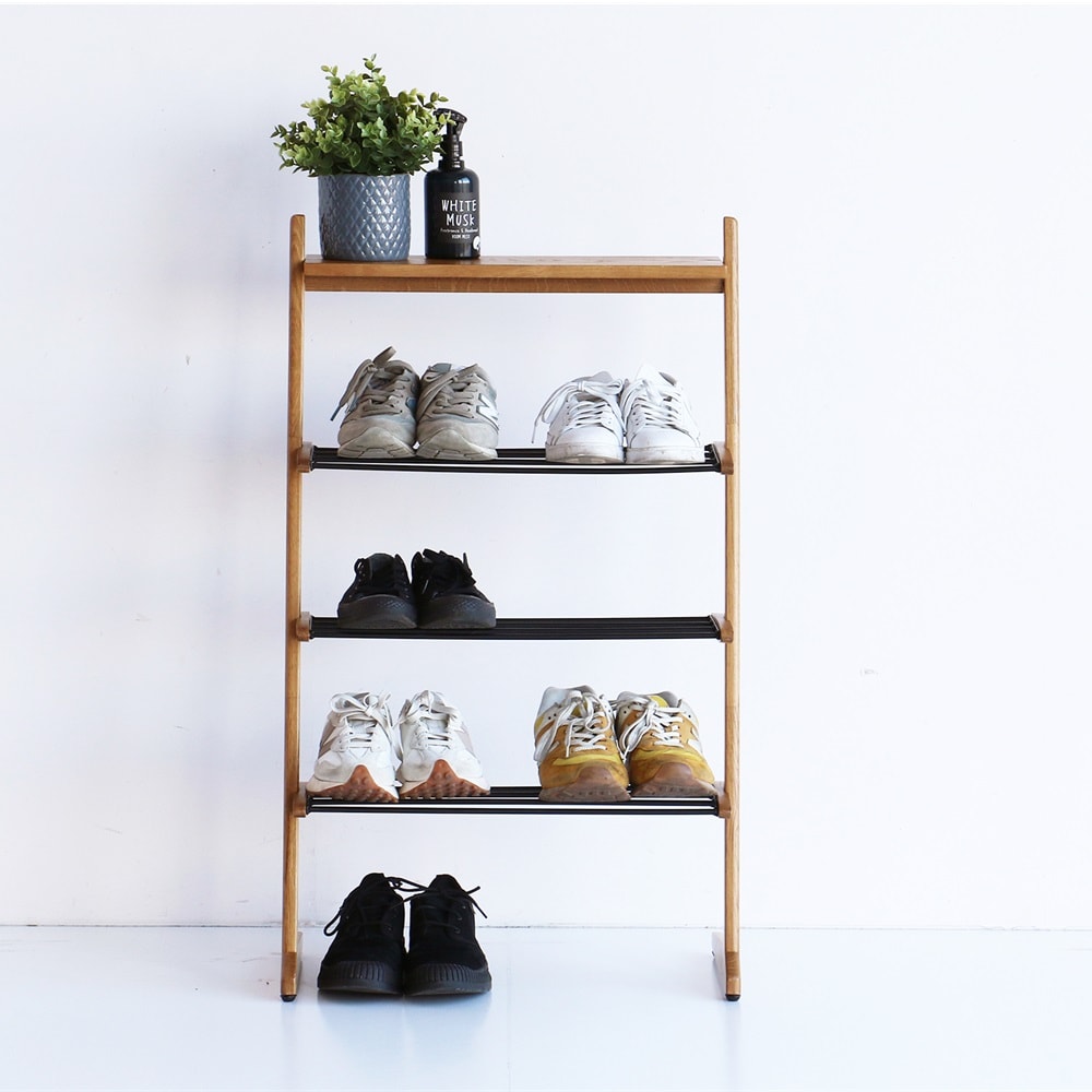 壁に立てかけて使えるシューズラック｜通販のベルメゾンネット