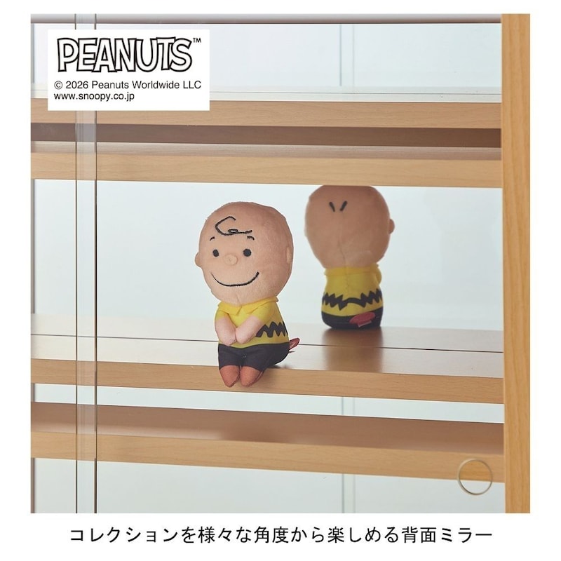 ※ディスプレイしているぬいぐるみ・フィギュアは株式会社タカラトミーアーツの商品です。