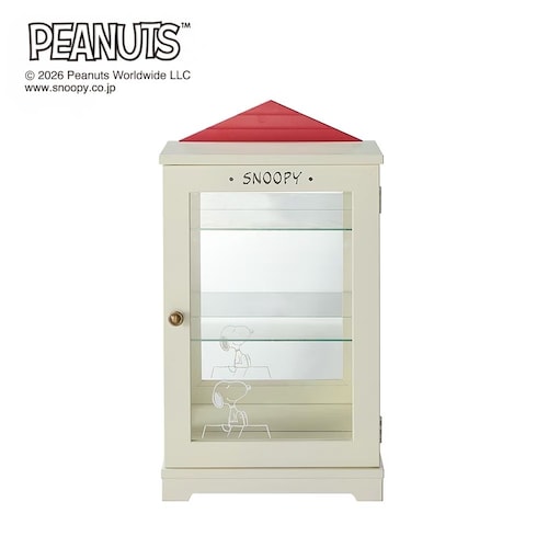 【ファンと作った】 背面ミラーの卓上コレクションケース「スヌーピー」