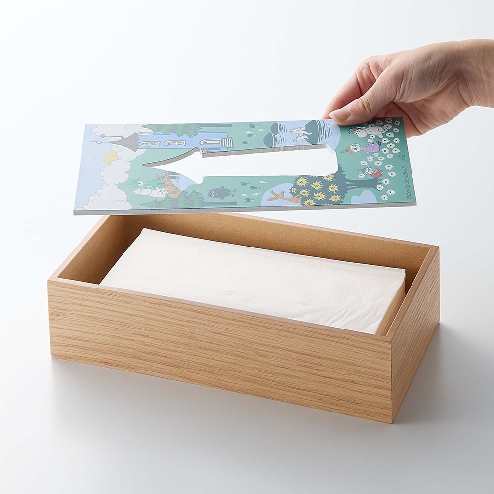 シルエット切り抜きティッシュケース「ムーミン」(ムーミン/MOOMIN