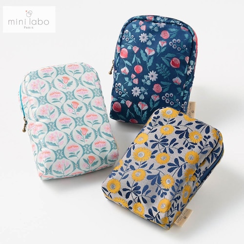 織り柄が美しいミニポーチ 「ミニラボ」