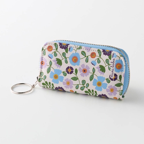 総柄プリントのキーケース［日本製］ 「ミニラボ」