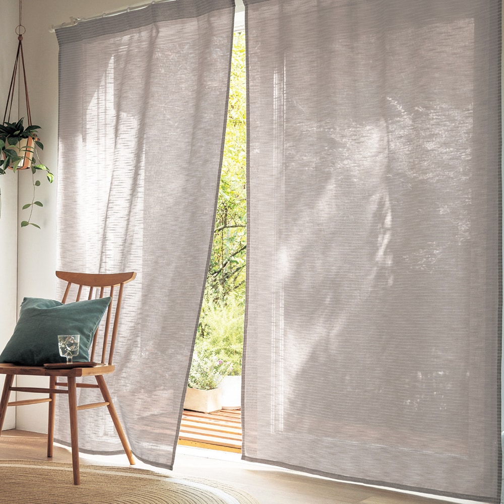 リネン カーテン おすすめの通販｜通販のベルメゾンネット