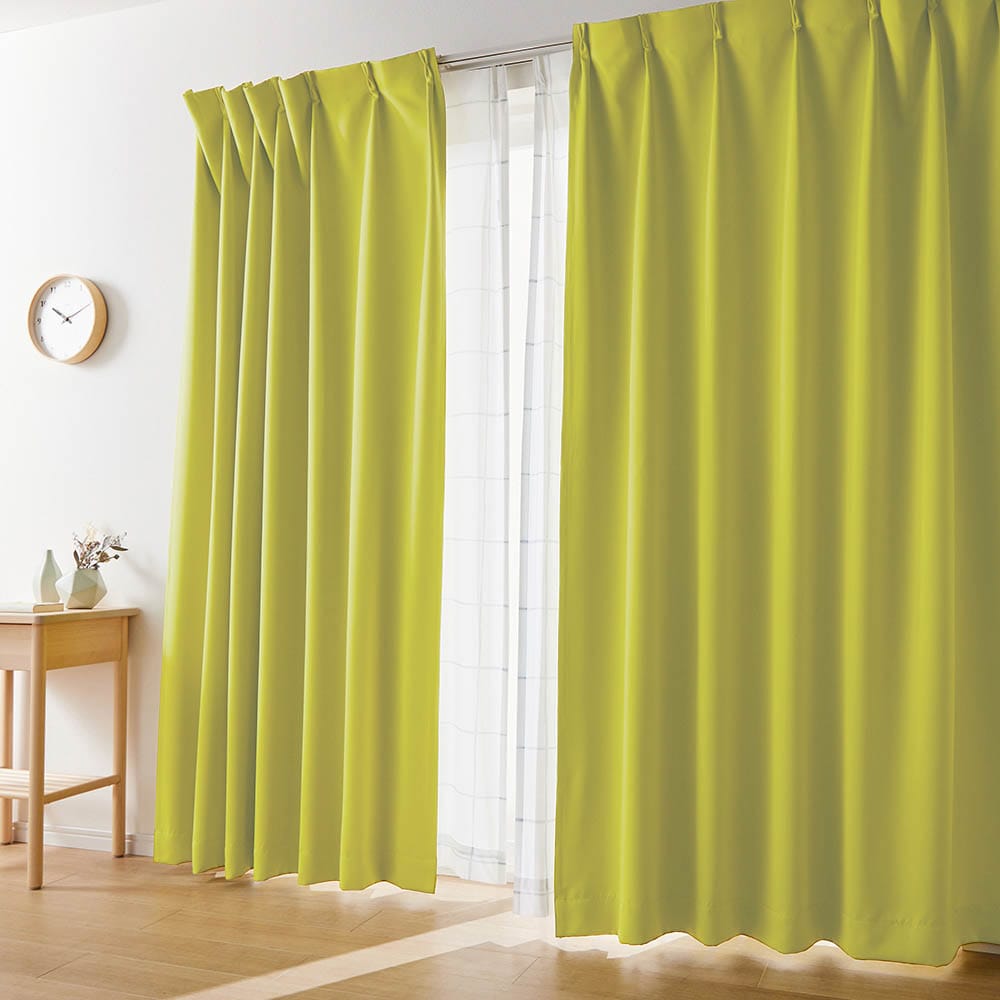 カーテンセット】 北欧スタイルの遮光カーテン&UVカット・遮熱・遮像