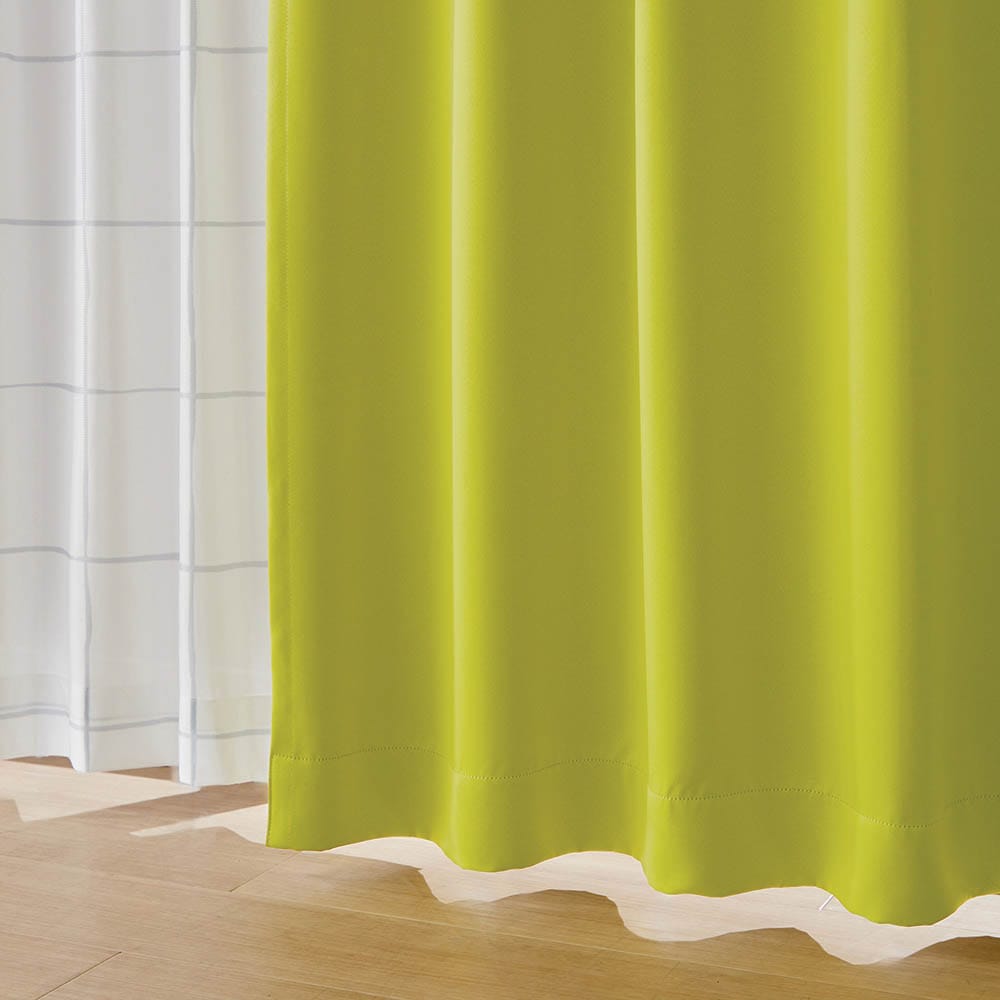 カーテンセット】 北欧スタイルの遮光カーテン&UVカット・遮熱・遮像