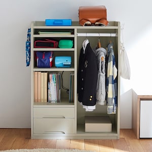 【ベルメゾン】学校用品がまとめて置けるランドセルラック