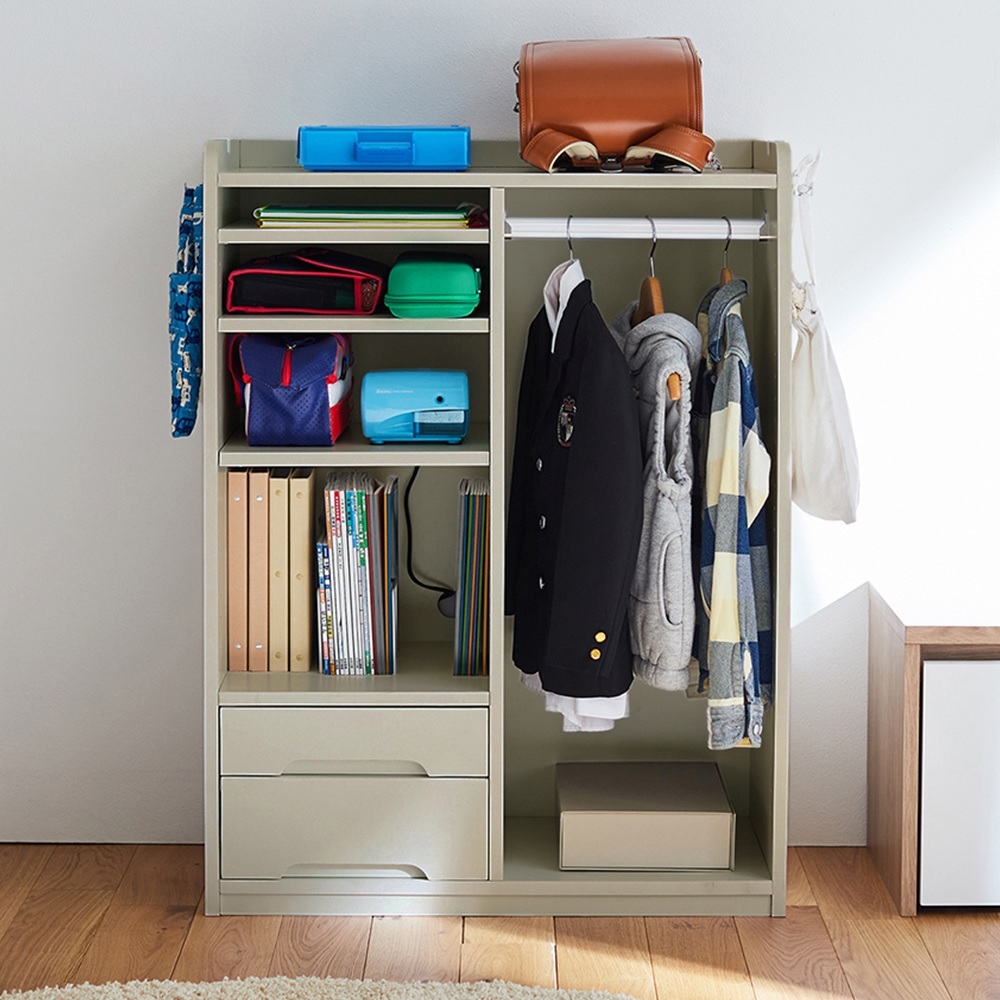 【ベルメゾン】学校用品がまとめて置けるランドセルラック