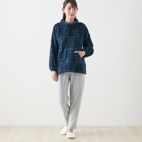 フリースシャギーパジャマ上下セット