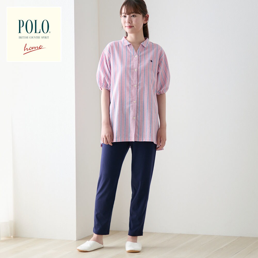 【ポロ・ビーシーエス/POLO BCS】サッカー天竺素材パジャマ上下セット