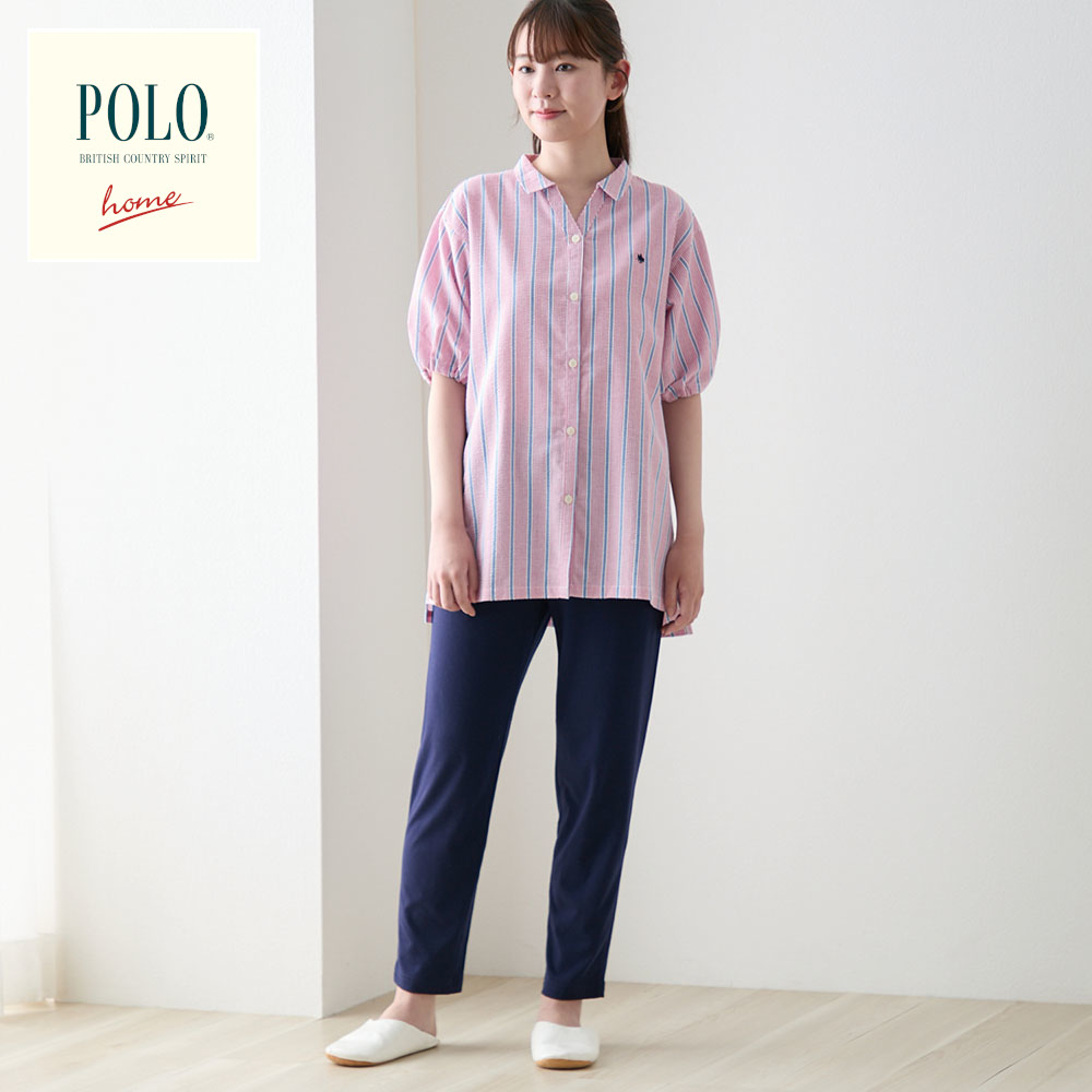 【ポロ・ビーシーエス/POLO BCS】サッカー天竺素材パジャマ上下セット