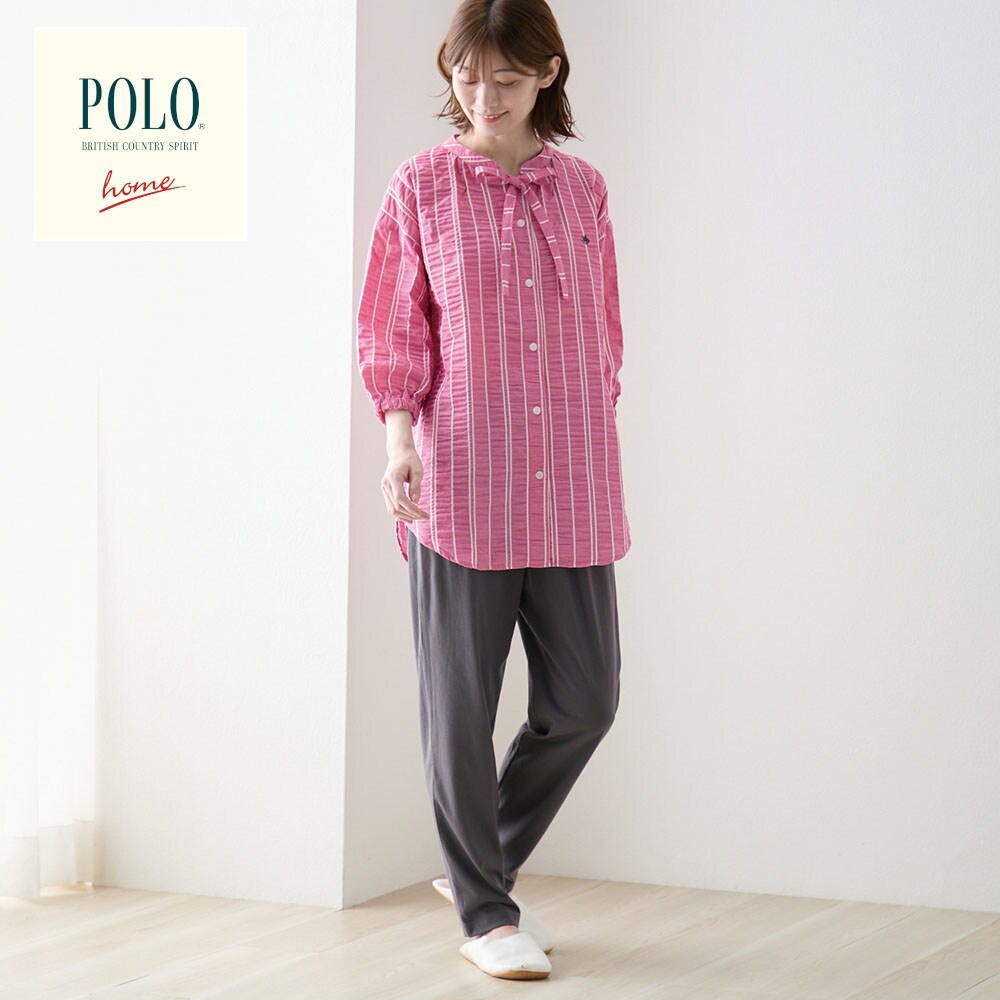 【ポロ・ビーシーエス/POLO BCS】サッカー & 天竺素材パジャマ上下セット