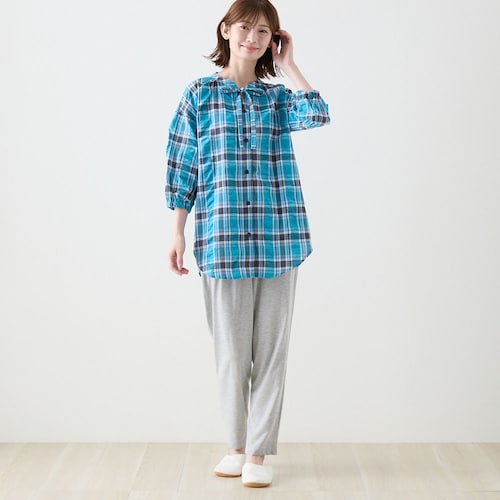 サッカー＆天竺素材パジャマ上下セット