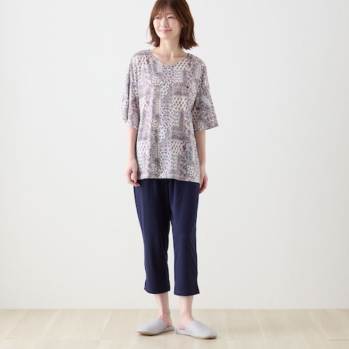 冷感素材ルームウェア上下セット