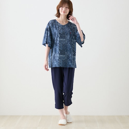 冷感素材ルームウェア上下セット
