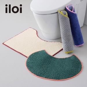 【iloi/イロアイ】北欧スタイルの抗菌防臭ミニトイレマット