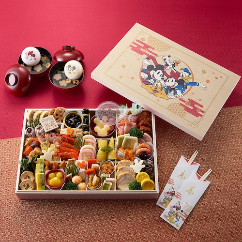 【ポイントプレゼント対象】【予約商品】 おせち・特段重「ミッキー＆フレンズ」 ：最中お吸い物4個付き
